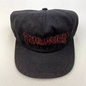 VINTAGE THRASHER SKATEBOARDING BASEBALL CAP. ADJUSTABLE